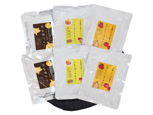 【早割受付中10%OFF】【ギフト】元気豚 カレー3種セット 【763】