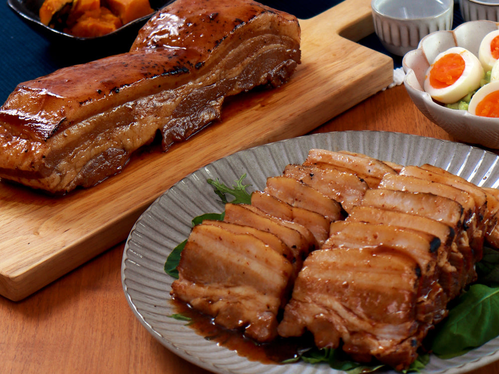 元気豚 炙り焼チャーシュー　約700ｇ（不定貫）