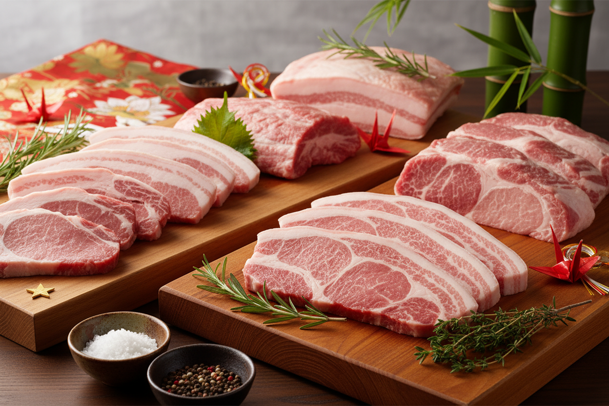 豚肉販売のECサイトのオープン記念SALE。文字は入れないで。