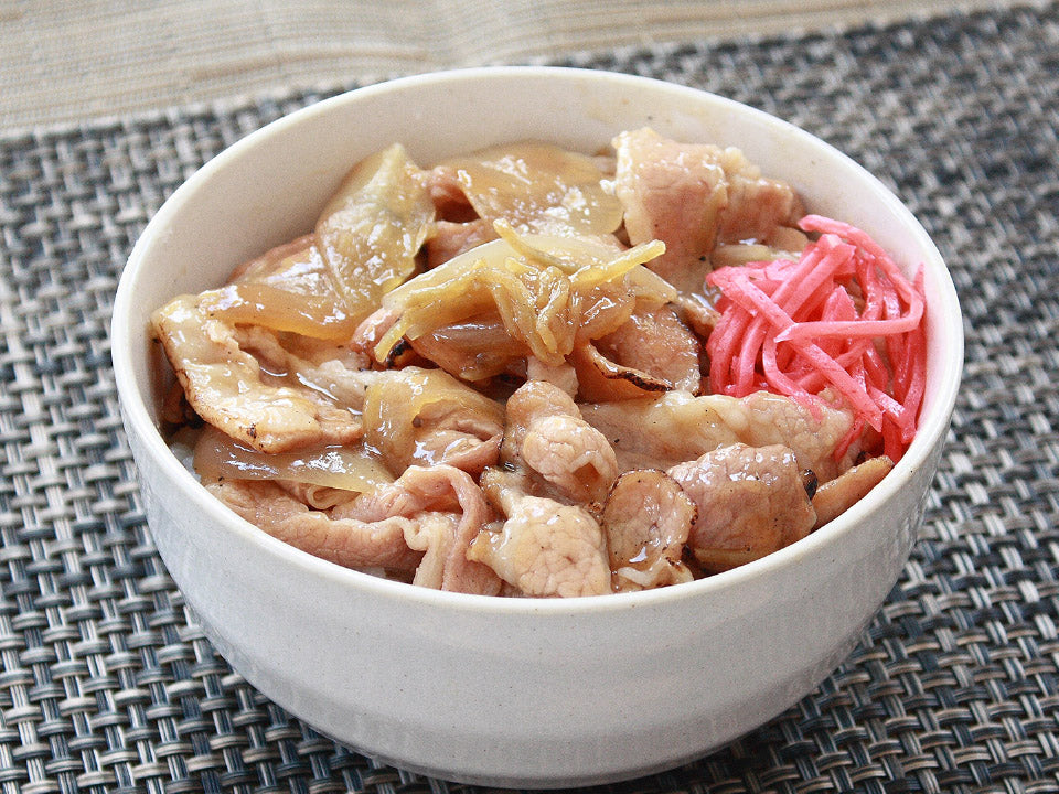 元気豚 バラ生姜焼き丼の具　140ｇ×2食入　【302】