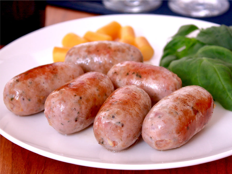 元気豚 粗挽きハーブフランク　200ｇ（6本入）