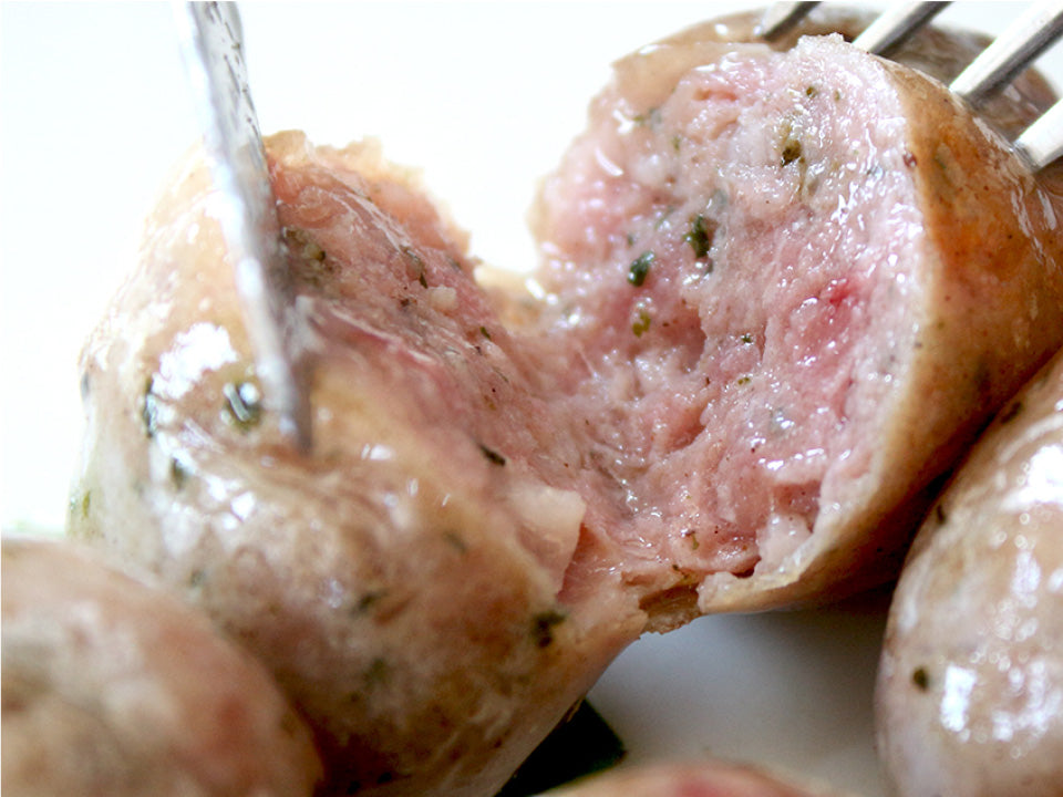 元気豚 粗挽きハーブフランク　200ｇ（6本入）