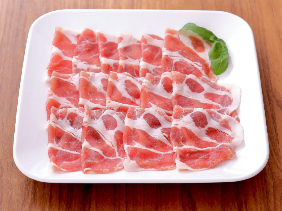 元気豚 肩ローススライス（しゃぶしゃぶ用）　200ｇ