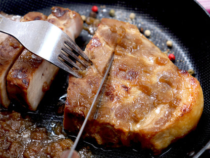 元気豚 極厚ポークステーキ　約200ｇ（不定貫）