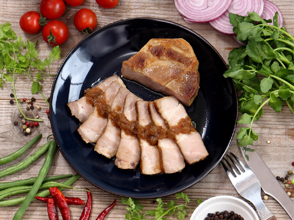 元気豚 極厚ポークステーキ　約200ｇ（不定貫）