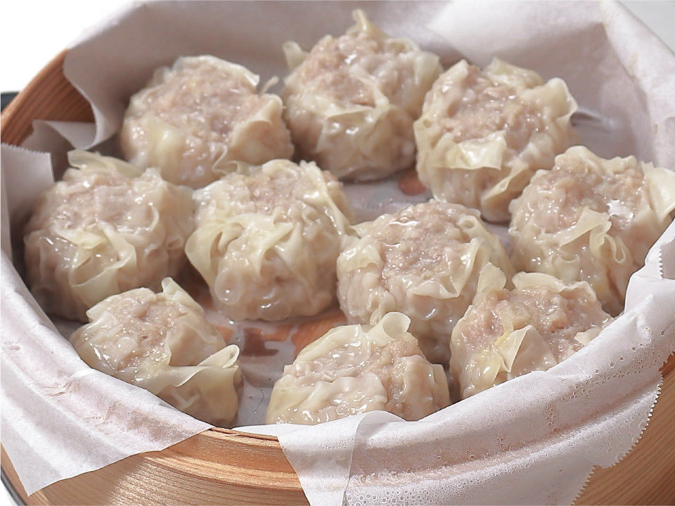 【予約販売・4/28発送分】元気豚 大粒肉焼売手作りキット　500ｇ（10個分）※お届け日指定不可