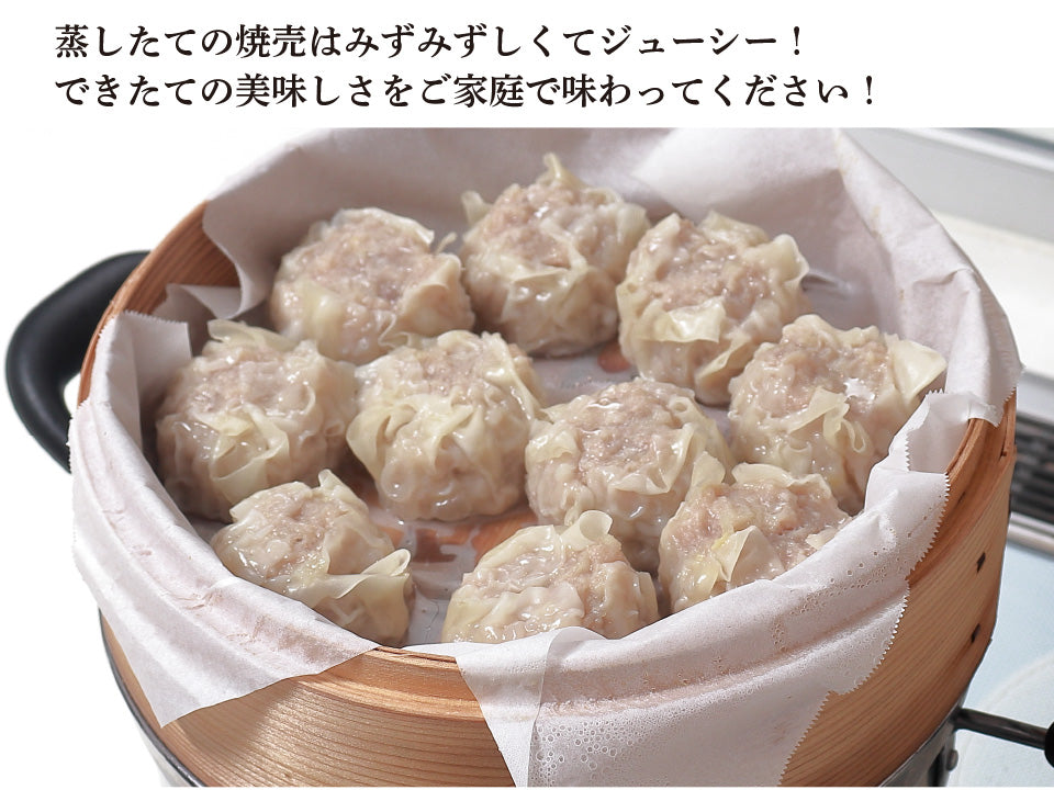 【予約販売・4/28発送分】元気豚 大粒肉焼売手作りキット　500ｇ（10個分）※お届け日指定不可