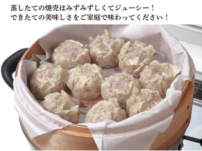【予約販売・4/28発送分】元気豚 大粒肉焼売手作りキット　500ｇ（10個分）※お届け日指定不可