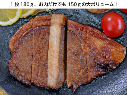 【早割受付中10%OFF】【ギフト】元気豚  王道トンテキセット　180ｇ×5枚　【768】